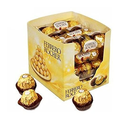 Ferrero Rocher Pralinen 16 Packungen mit 3 Stück – 37 g Präsentationsbox von Generico