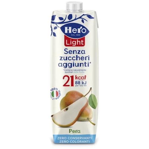 Fruchtsaft Hero Birne Ohne Zucker Light Hero 8 Brick 1 Liter von Generico