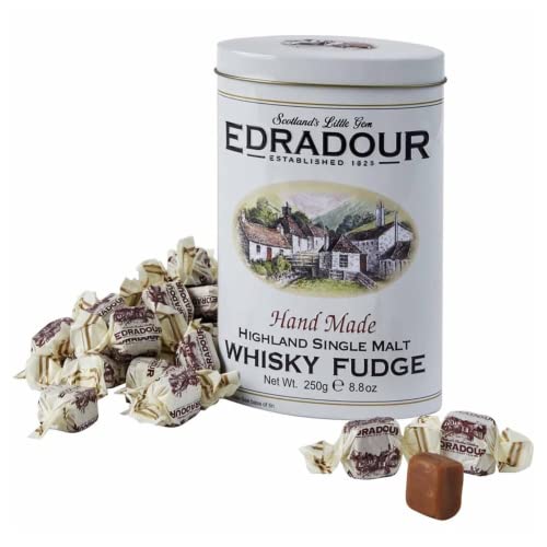 Gardiner von Schottland | Edradour Caramelle Fudge Lattina di Metallo | Karamellfondant Edradour Gusto | Fudge Karamell - 250 Gr. von Generico