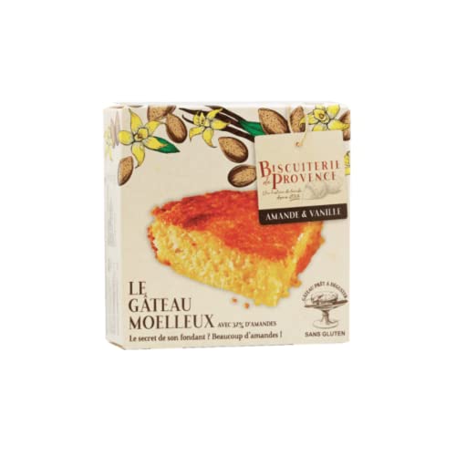 Gebäck der Provence | Vanille-Mandel-Kuchen | Glutenfreie Kuchen ohne Konservierungsstoffe - 1 x 240 Gr | Geröstete Mandeln von Generico