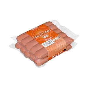 Gekochte Wurst aus Hühnchen und Truthahn, rauchiger Geschmack, 2 Packungen x 200 g, 2 Stück von Genérico