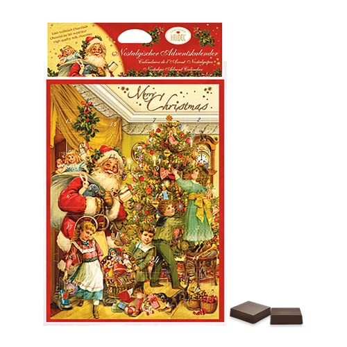 Heidel Confiserie Adventskalender Milchschokolade Kakao Minimum 37% - 1 x 75 Gramm von Generico