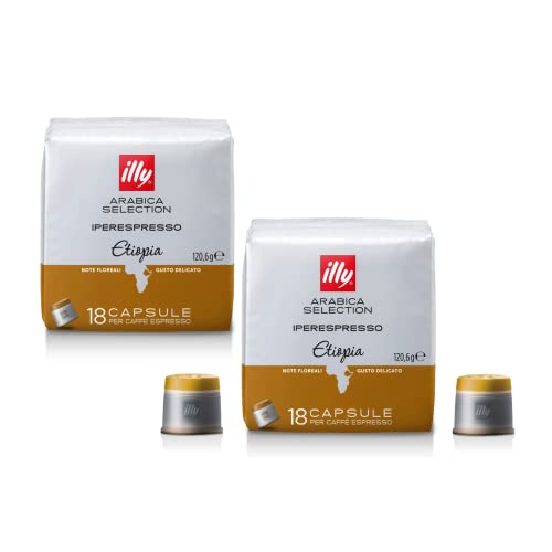 Illy Iperespresso Arabica Äthiopien Selection Blumige Noten | Iperespresso Arabica Äthiopien - 36 Kapseln für Espressokaffee (241,2 Gramm) von Generico