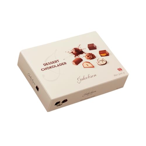 Jakobsen | Schokoladendessert | Schokoladen-Geschenkbox | Pralinen in Schokolade | Verschiedene Pralinen - 300 Gr von Generico