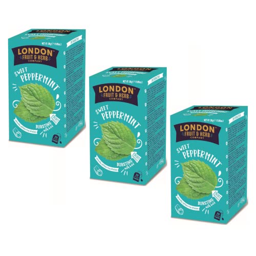 London Fruit & Herb | Infuso Menta e Liquirizia Senza Caffeina | Tisana Digestiva Menta - 3 x 20 Bustine di Tè (90 Gr) von Generico