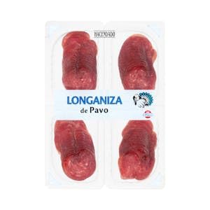 Longaniza Truthahn-Extra-Scheiben, 4 Packungen x 31,25 g, 2 Stück von Genérico