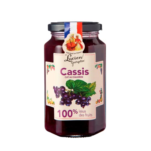 Lucien Georgelin | Johannisbeermarmelade 100% Fruchtzucker | Johannisbeermarmelade | Schwarze Johannisbeere in Marmelade 100% Frucht - 300 Gr von Generico