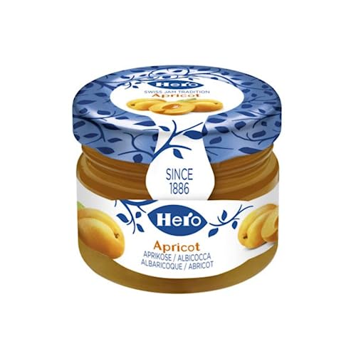 Marmelade Extra Hero Marmelade Gusto Aprikose 24 Gläser Glas 28,3 g von Generico