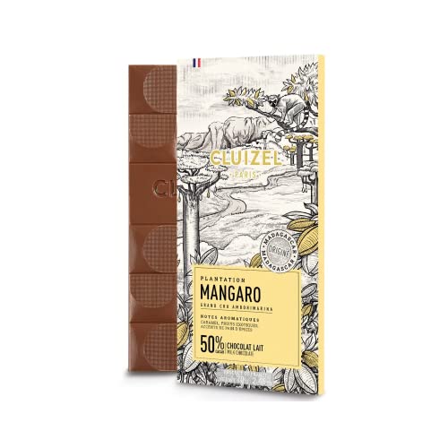 Michel Cluizel | Madagaskar Milch Mangaro Plantage Tablette | Milchschokoriegel 50% - 70 Gr von Generico