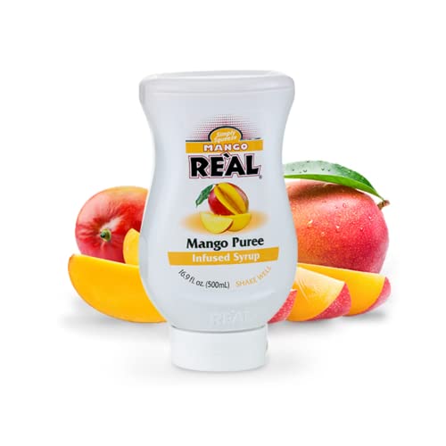 Real | Sirup Mango Alfonso Indiano und Rohrzucker | Mango-Desserts und Kochzubereitungen | Küche Mangosirup - 1 x 500 ml. von Generico