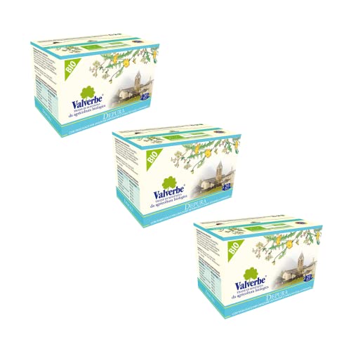 Valverbe® | Depura | Infuso BIO Depurativo Tarassaco e Limone | Tisana BIO Depura Senza Caffeina - 3 x 20 Filtri (90 Gr) von Generico