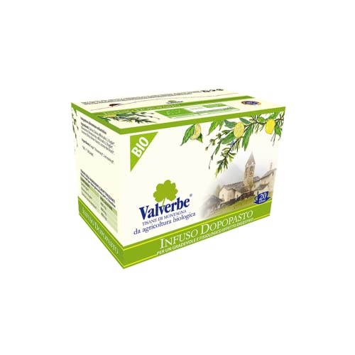 Valverbe | Verdauungsinfusion nach dem Essen | BIO-Kräutermischung für Kräutertee | Salbei- und Rosmarinaufguss - 20 Filter (20 Gr) | Bio-Verdauungs-Kräutertee mit Salbei von Generico