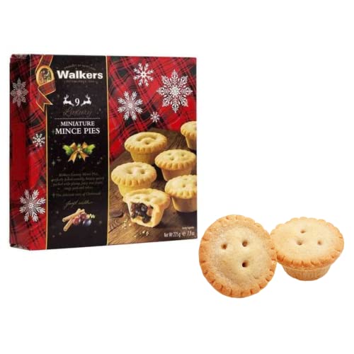 Wanderer | 9 Mini-Törtchen mit getrockneten Früchten und gehackten kandierten Früchten | Trockenfrüchte und kandiertes Gebäck | Weihnachtscupcakes - 225 Gr von Generico