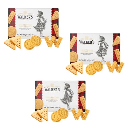 Wanderer | Reines Butterkeks-Sortiment | Schottische Butterkekse | Kekse Geschenkbox | Gemischte Gebäckpackung - 3 x 250 Gr von Generico