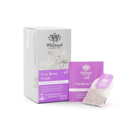 Whittard® | Infuso Aromatizzato Frutta & Fiori | Tisana Sambuco, Fragola e Lampone | Infuso ai Frutti di Bosco - 20 Bustine (40 Gr) von Generico