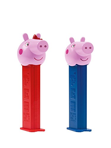 Peppa Pig Spender PEZ mit Nachfüllpack, Modell zufällig – Süßigkeiten-Zucker Vegan – 518 von Générique -