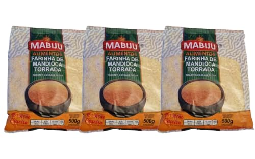 (3Pack) Farinha de Mandioca Torrada - MABIJU - 500g von Generisch