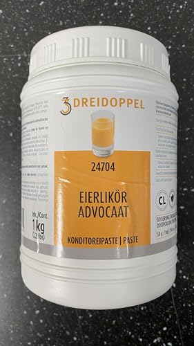 13 Sorten Dreidoppel Pasten 1 kg, Konditoreipaste, Aromapaste, backfest 1000g (Eierlikör) von Generisch