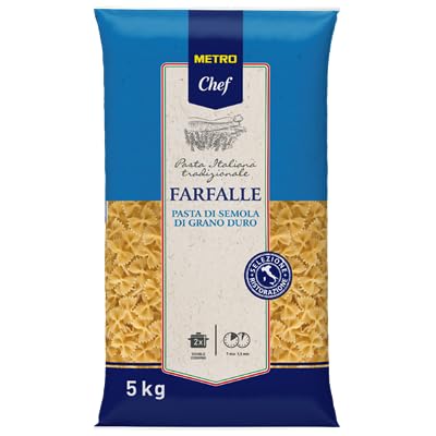 2 x Nudeln Farfalle - 5 kg Beutel - METRO Chef - von Generisch