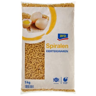 2 x Spiralen Nudeln - 5 kg Beutel - aro - von Generisch