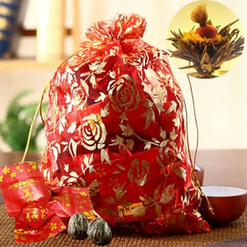 20 Stück Original natürlicher Kräutertee – Original duftender Kräutertee mit blühenden Blumen aus China grünes Bio-Lebensmittel ohne Zusatzstoffe mit intensivem Aroma und sanftem Geschmack von Generisch