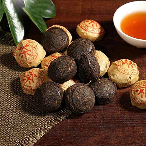 250g Original Natural Yunnan Cooked Pu-Erh Broken Tuo Mini bieten einen intensiven weichen und anhaltenden süßen Nachgeschmack Einfach aufzubewahren und einfach aufzubrühen von Generisch