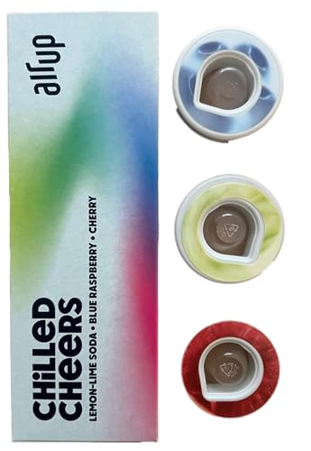 3 x Air Up Pod Original Duft Pods, Chilled Cheers Probierpaket, Zubehör für Trinkflasche, aromatisierte Pads, 0 Kalorien, kein Zucker (Cherry, Blue Raspberry, Lemon Lime Soda) von Generisch