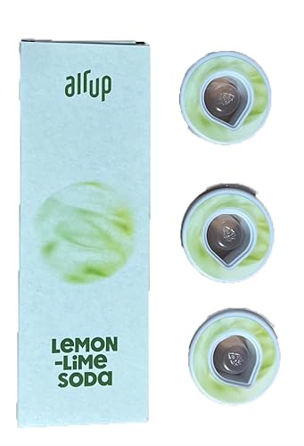 3 x Air Up Pod Original Duft Pods mit Lemon Lime Sodageschmack, Zubehör für Trinkflasche, aromatisierte Pads, 0 Kalorien, kein Zucker, natürlich Aromen (Lemon-Lime Soda) von Generisch