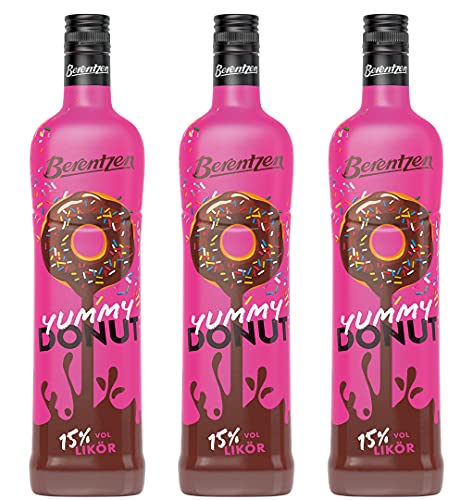 3x Berentzen Yummy Donut Lik?r 15% vol. (3 x 0,7l = 2,1 l gesamt) (Donut) von Generisch