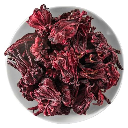 500g original natürlicher loser Kräutertee – Roselle (Hibiscus Sabdariffa Luo Shen Hua) Blüten- und Trockenblumenmischung grünes Bio-Lebensmittel ohne Zusatzstoffe mit intensivem Geschmack von Generisch