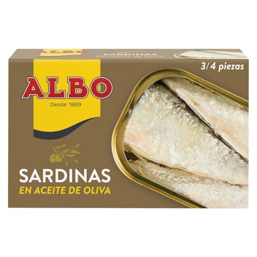 ALBO Sardinen in Olivenöl Dose 85 g. 9er-Pack von Generisch