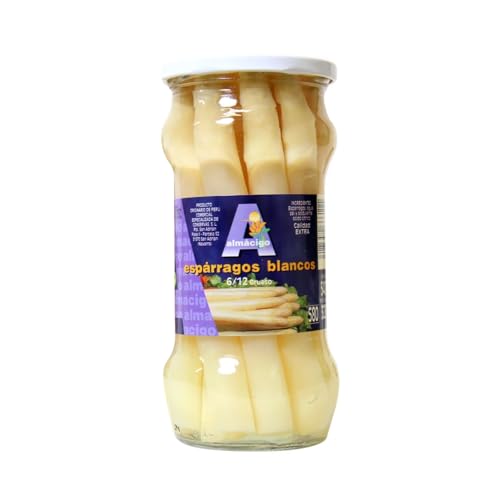 ALMACIGO Weißer Spargel 9/12 Stück 325 g Glas 2er Pack von Generisch