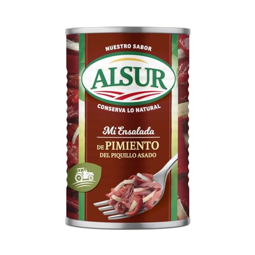 ALSUR Salat aus Piquillo-Paprika 380 g 2er Pack von Generisch