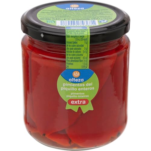 ALTEZA EXTRA GANZE PIQUILLO-PAPRIKA, GLAS 6X400G von Generisch