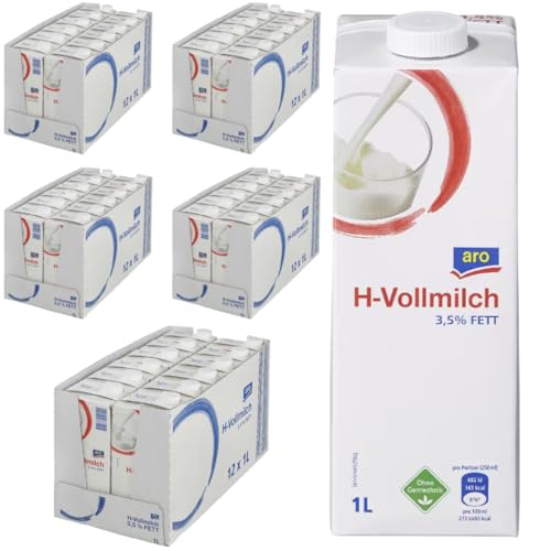 ARROO H-Milch fettarme milch%3,5 Fett 1000 Mililiter, 60 STÜCK von Generisch