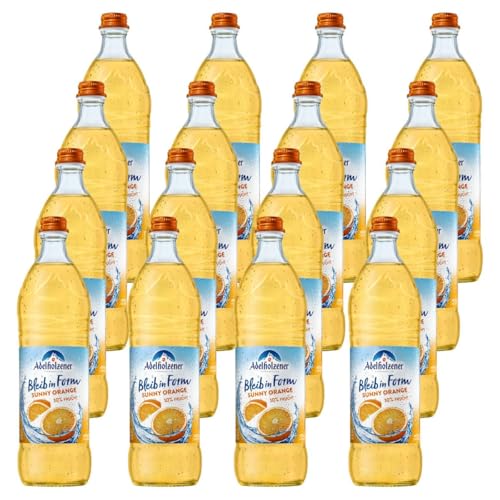 Adelholzener Bleib in Form Sunny Orange 16 Flaschen je 0,75l incl Mehrweg Pfand von Generisch