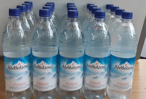 Adelholzener Classic Mineralwasser, 20 Flaschen à 1 Liter, inkl Mehrweg Pfand von Generisch