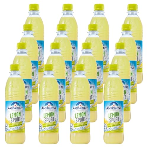 Adelholzener Lemon Sport Iso 16 Flaschen je 0,5l inkl Mehrweg Pfand von Generisch