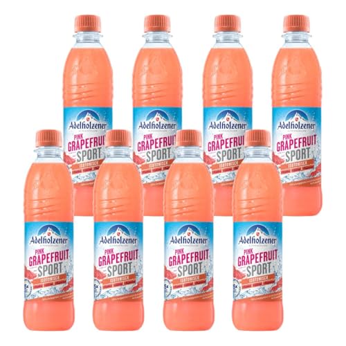 Adelholzener Pink Grapefruit Sport Iso 8 Flaschen je 0,5l inkl Mehrweg Pfand von Generisch