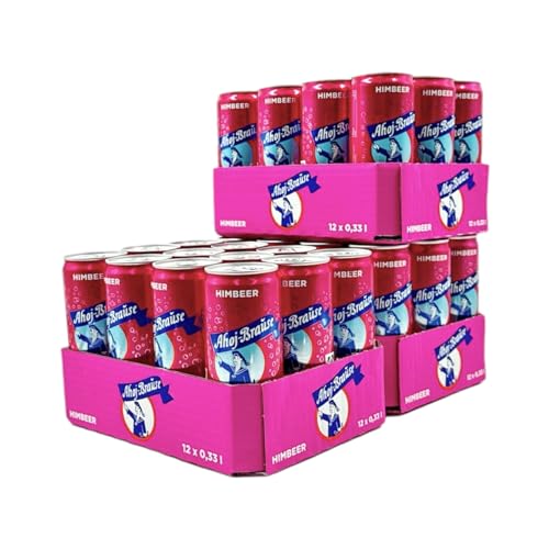 Generisch Ahoj Brause Geschmack Himbeere Getränk 330ml inkl. 0,25€ Pfand (36x) von Generisch