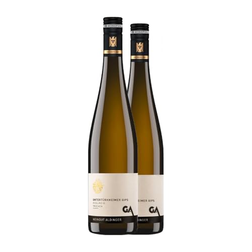 Aldinger Untertürkheimer Gips Riesling 75 cl Weißwein (Karton mit 2 Flaschen von 75 cl) von Generisch