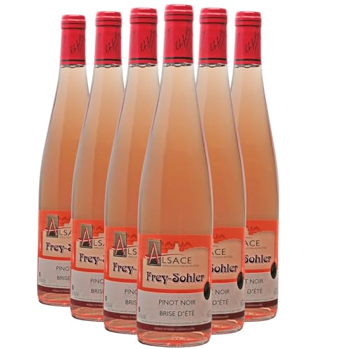 Alsace Pinot Noir - Brise d'été Roséwein 2023 - Frey-Sohler - g.U. - Elsass Frankreich - Rebsorte Pinot Noir - 6x75cl von Generisch