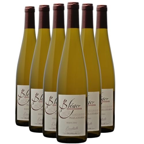 Alsace grand cru Praelatenberg Riesling L'inoubliable Weißwein 2021 - Bio - Domaine Claude et Christophe Bléger süßer - g.U. - Elsass Frankreich - Rebsorte Riesling - 6x75cl von Generisch