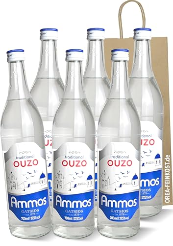 Ammos Ouzo, griechischer Uzo mit Anis (6) von Generisch