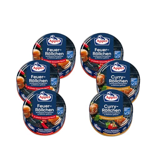 Appel MSC Feuer-Röllchen und Curry-Röllchen Set 6x 200g von Generisch