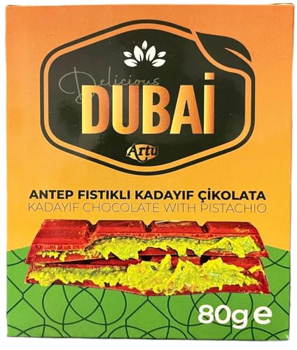 Artu-Dubai Schokolade-Mit Pistazien und Kadayif 80g von Generisch