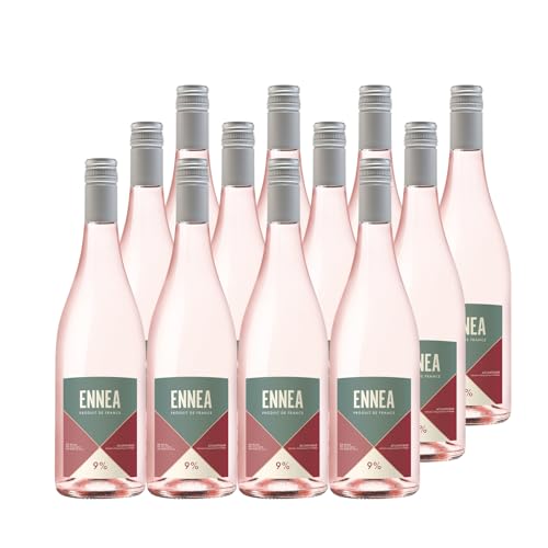 Atlantique Ennea 9% Roséwein 2023 - Tutiac - g.g.A. - Süd-West Frankreich - Rebsorte Merlot - 12x75cl von Generisch