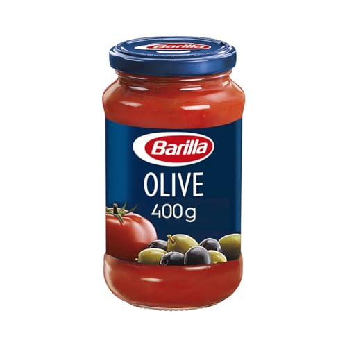 BARILLA Oliven-Sauce mit Tomatenbasis und glutenfreien Oliven 400 g 2er Packung von Generisch