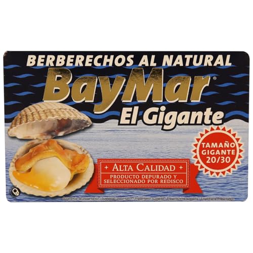 BAYMAR Herzmuscheln natur Der Gigant 20/30 Stk. 65 g 9er Pack von Generisch