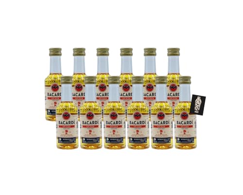 Bacardi 12er-Set Spiced Miniatur Rum (35% vol.) 12x50 ml von Generisch